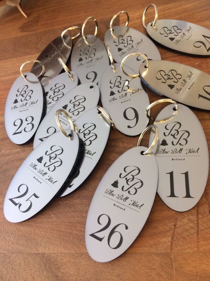 Hotel Branded Keychains